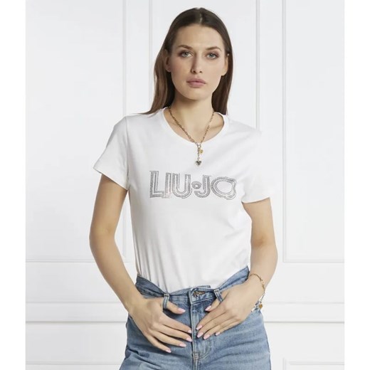 Liu Jo T-shirt | Regular Fit ze sklepu Gomez Fashion Store w kategorii Bluzki damskie - zdjęcie 184356174