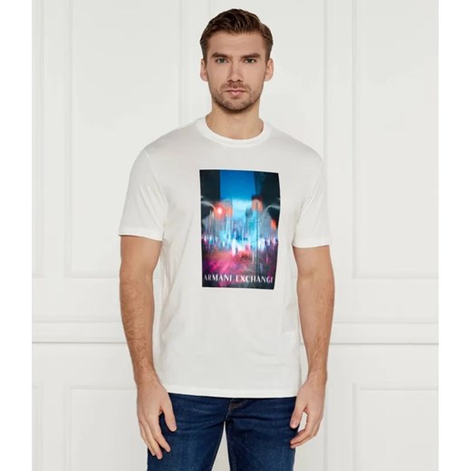 Armani Exchange T-shirt | Regular Fit ze sklepu Gomez Fashion Store w kategorii T-shirty męskie - zdjęcie 184356243