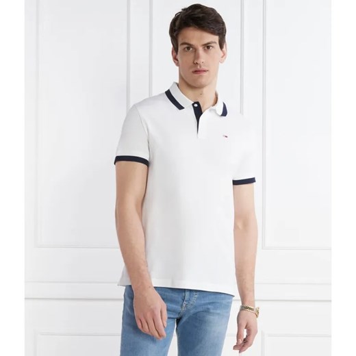 Tommy Jeans Polo TJM REG SOLID TIPPED | Regular Fit ze sklepu Gomez Fashion Store w kategorii T-shirty męskie - zdjęcie 184356260