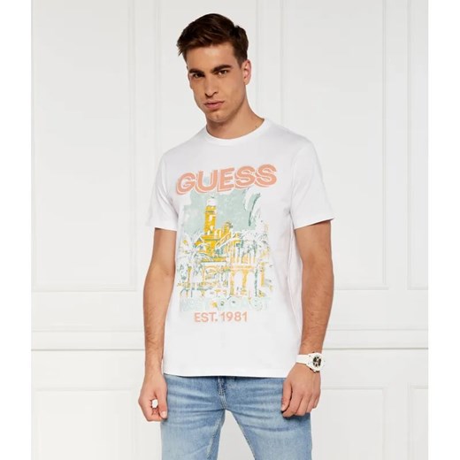 GUESS T-shirt WEAST COAST | Regular Fit ze sklepu Gomez Fashion Store w kategorii T-shirty męskie - zdjęcie 184356262