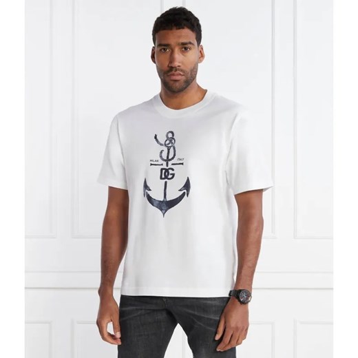 Dolce & Gabbana T-shirt | Regular Fit Dolce & Gabbana 48 wyprzedaż Gomez Fashion Store