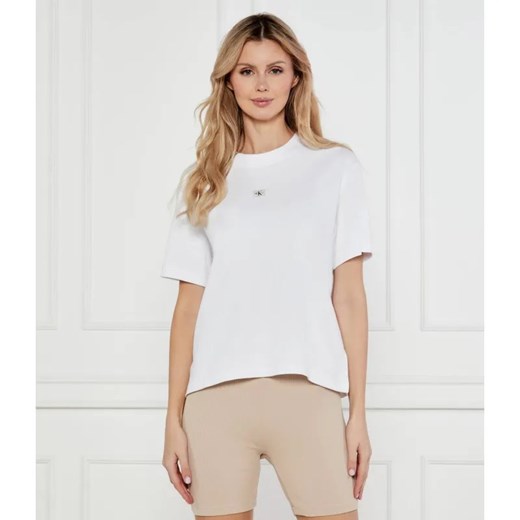Calvin Klein Jeans T-shirt | Relaxed fit ze sklepu Gomez Fashion Store w kategorii Bluzki damskie - zdjęcie 184356283
