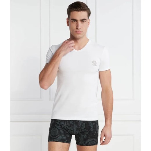 Versace T-shirt | Regular Fit | stretch ze sklepu Gomez Fashion Store w kategorii T-shirty męskie - zdjęcie 184356284