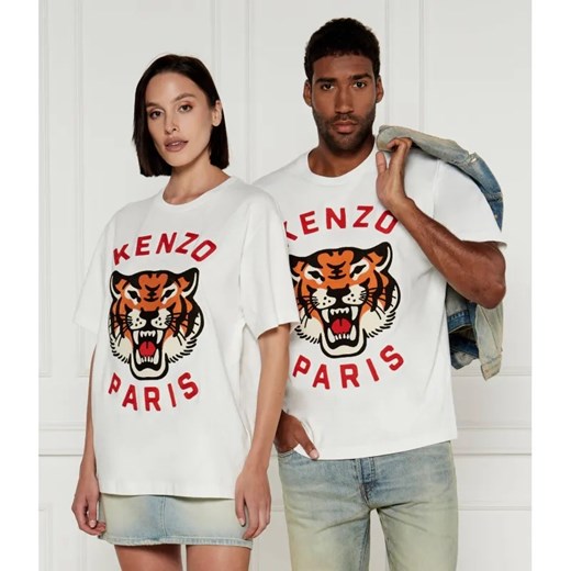 Kenzo T-shirt LUCKY TIGER | Oversize fit ze sklepu Gomez Fashion Store w kategorii Bluzki damskie - zdjęcie 184356331