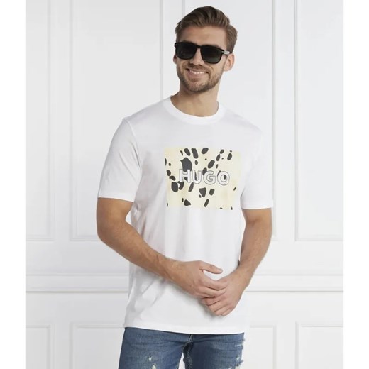 HUGO T-shirt Dulive U | Regular Fit ze sklepu Gomez Fashion Store w kategorii T-shirty męskie - zdjęcie 184356353