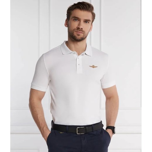Aeronautica Militare Polo | Slim Fit ze sklepu Gomez Fashion Store w kategorii T-shirty męskie - zdjęcie 184356354