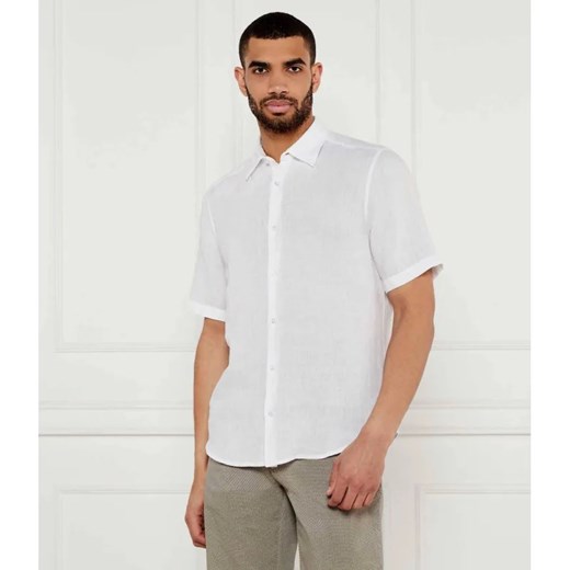 BOSS ORANGE Lniana koszula Rash_2_M | Regular Fit ze sklepu Gomez Fashion Store w kategorii Koszule męskie - zdjęcie 184356380