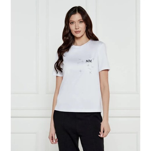 Max Mara Leisure T-shirt OPUNZIA | Regular Fit ze sklepu Gomez Fashion Store w kategorii Bluzki damskie - zdjęcie 184356393