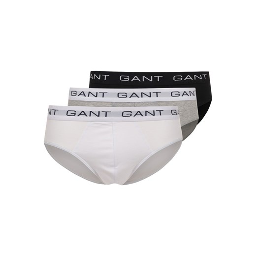 Gant 3 PACK Figi grey melange zalando szary abstrakcyjne wzory