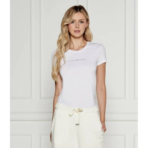 Emporio Armani T-shirt | Regular Fit ze sklepu Gomez Fashion Store w kategorii Bluzki damskie - zdjęcie 184356400