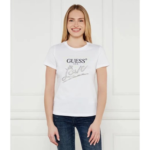 GUESS T-shirt | Regular Fit ze sklepu Gomez Fashion Store w kategorii Bluzki damskie - zdjęcie 184356423