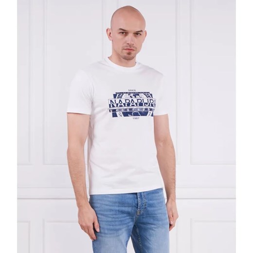 Napapijri T-shirt S-MANTA | Regular Fit ze sklepu Gomez Fashion Store w kategorii T-shirty męskie - zdjęcie 184356431