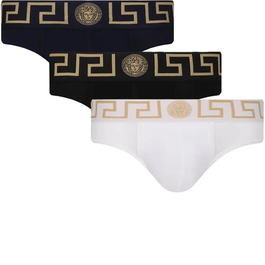 Versace Slipy 3-pack ze sklepu Gomez Fashion Store w kategorii Majtki męskie - zdjęcie 184356461