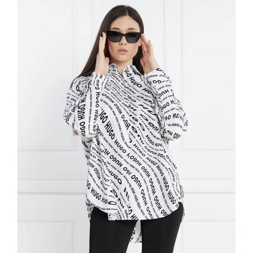 HUGO Koszula Ellisa | Regular Fit ze sklepu Gomez Fashion Store w kategorii Koszule damskie - zdjęcie 184356493