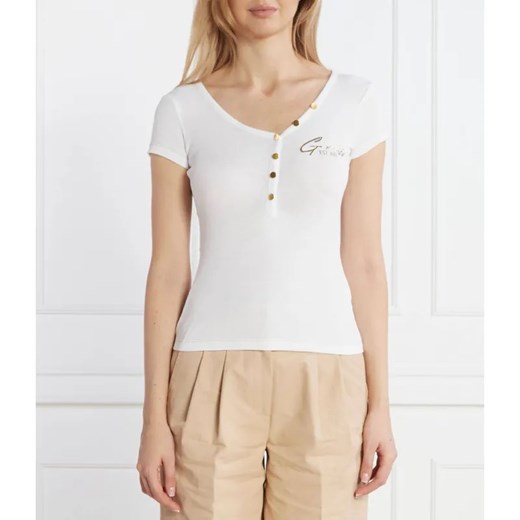 GUESS T-shirt | Slim Fit ze sklepu Gomez Fashion Store w kategorii Bluzki damskie - zdjęcie 184356500