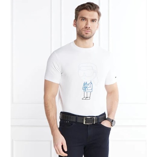 Karl Lagerfeld T-shirt | Regular Fit Karl Lagerfeld L wyprzedaż Gomez Fashion Store