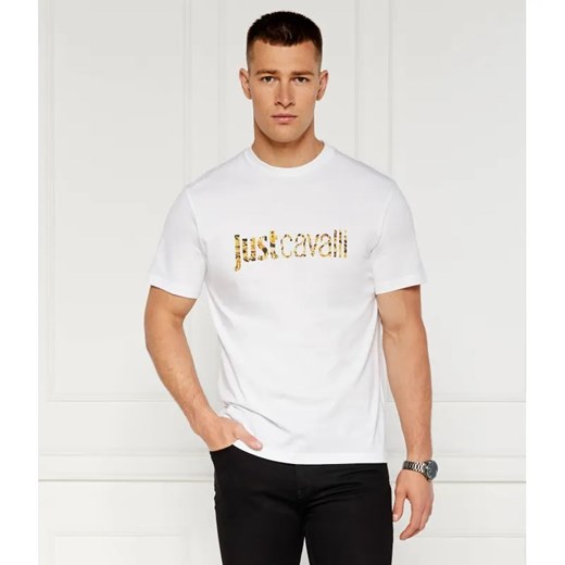 Just Cavalli T-shirt | Regular Fit ze sklepu Gomez Fashion Store w kategorii T-shirty męskie - zdjęcie 184356541