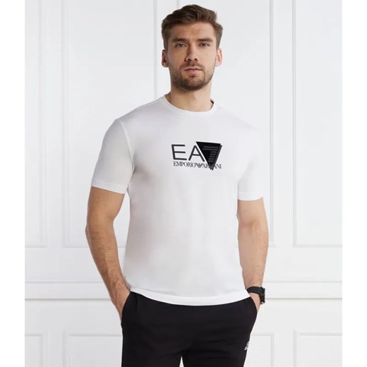EA7 T-shirt | Regular Fit ze sklepu Gomez Fashion Store w kategorii T-shirty męskie - zdjęcie 184356542