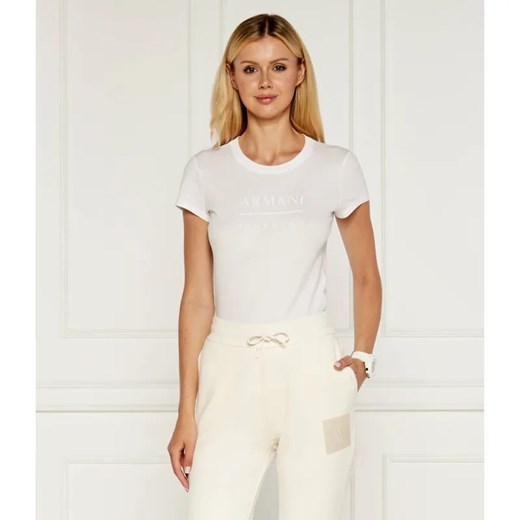 Armani Exchange T-shirt | Slim Fit ze sklepu Gomez Fashion Store w kategorii Bluzki damskie - zdjęcie 184356553