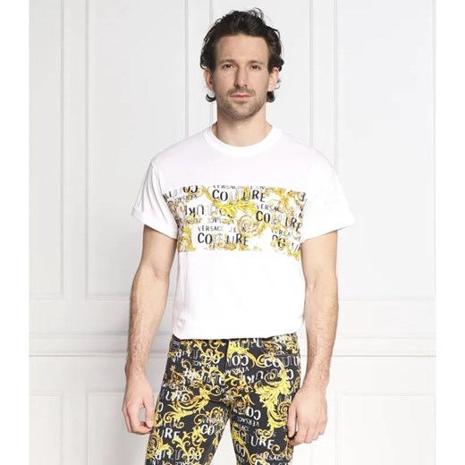 Versace Jeans Couture T-shirt | Regular Fit ze sklepu Gomez Fashion Store w kategorii T-shirty męskie - zdjęcie 184356570