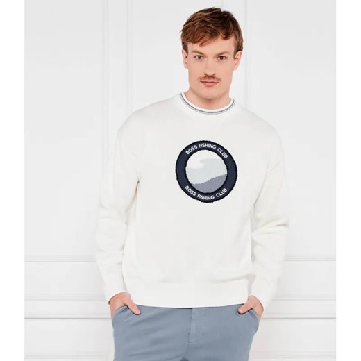 BOSS ORANGE Sweter Klubfish | Loose fit ze sklepu Gomez Fashion Store w kategorii Swetry męskie - zdjęcie 184356612