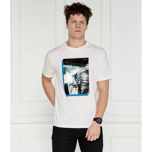 BOSS GREEN T-shirt | Regular Fit | stretch ze sklepu Gomez Fashion Store w kategorii T-shirty męskie - zdjęcie 184356633