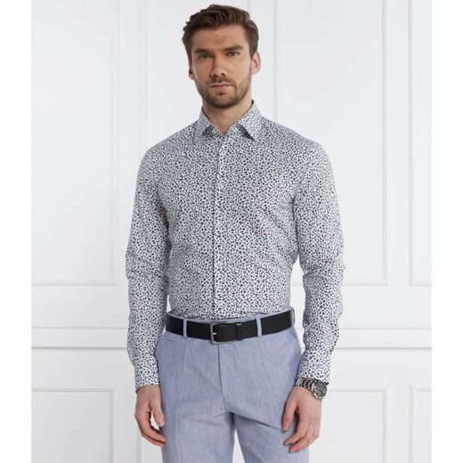 BOSS BLACK Koszula H-HANK | Slim Fit | stretch ze sklepu Gomez Fashion Store w kategorii Koszule męskie - zdjęcie 184356672