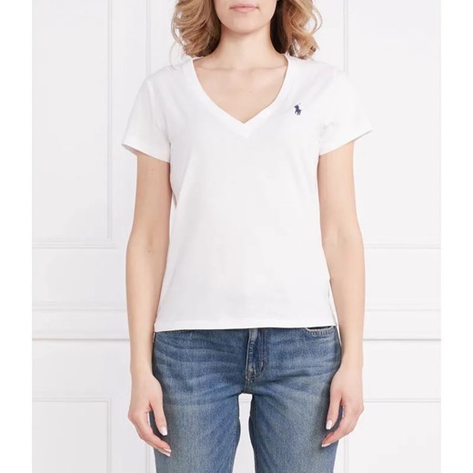 POLO RALPH LAUREN T-shirt | Regular Fit ze sklepu Gomez Fashion Store w kategorii Bluzki damskie - zdjęcie 184356702