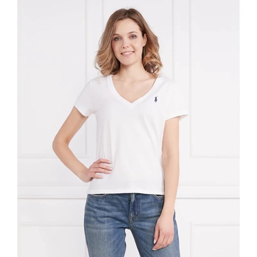 POLO RALPH LAUREN T-shirt | Regular Fit ze sklepu Gomez Fashion Store w kategorii Bluzki damskie - zdjęcie 184356703