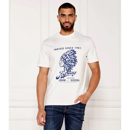 Replay T-shirt | Regular Fit ze sklepu Gomez Fashion Store w kategorii T-shirty męskie - zdjęcie 184356712