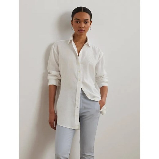 LAUREN RALPH LAUREN Lniana koszula | Oversize fit ze sklepu Gomez Fashion Store w kategorii Koszule damskie - zdjęcie 184356731