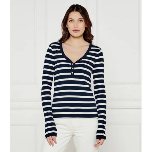 Tommy Hilfiger Bluzka HENLEY | Slim Fit ze sklepu Gomez Fashion Store w kategorii Bluzki damskie - zdjęcie 184356774