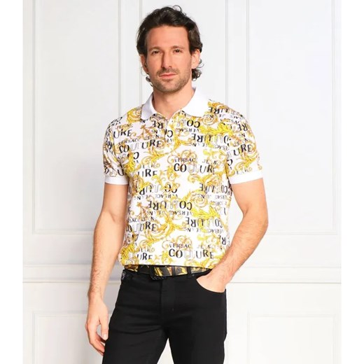 Versace Jeans Couture Polo | Regular Fit ze sklepu Gomez Fashion Store w kategorii T-shirty męskie - zdjęcie 184356810
