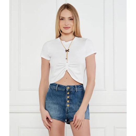 Elisabetta Franchi T-shirt | Slim Fit ze sklepu Gomez Fashion Store w kategorii Bluzki damskie - zdjęcie 184356813