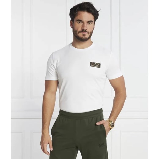 EA7 T-shirt | Regular Fit ze sklepu Gomez Fashion Store w kategorii T-shirty męskie - zdjęcie 184356864