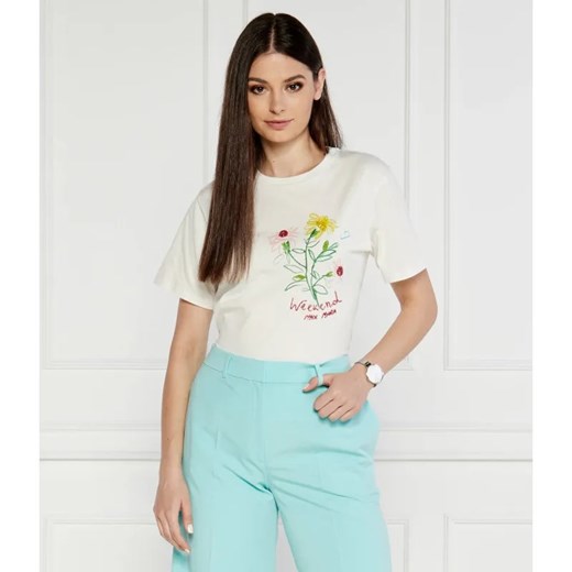 Weekend MaxMara T-shirt BASSANO ze sklepu Gomez Fashion Store w kategorii Bluzki damskie - zdjęcie 184356882
