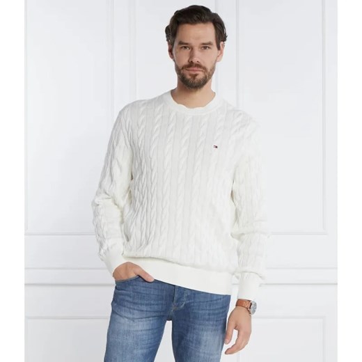 Tommy Hilfiger Sweter CLASSIC CABLE | Regular Fit ze sklepu Gomez Fashion Store w kategorii Swetry męskie - zdjęcie 184356963