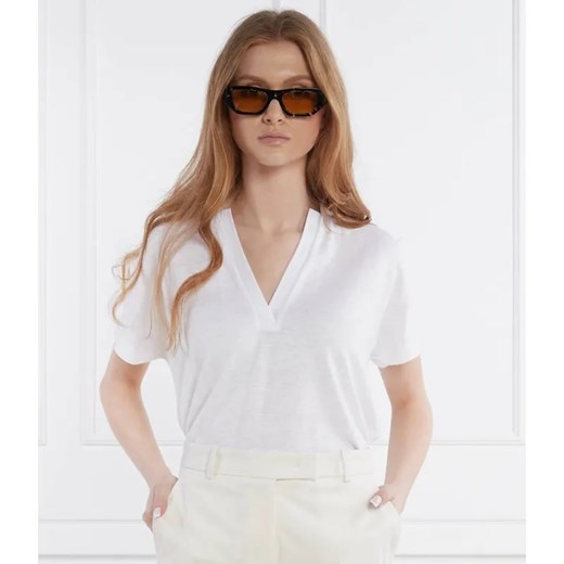 BOSS BLACK Lniana bluzka Enelina | Regular Fit ze sklepu Gomez Fashion Store w kategorii Bluzki damskie - zdjęcie 184356971