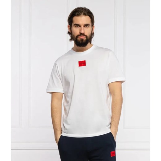 HUGO T-shirt Diragolino212 | Regular Fit ze sklepu Gomez Fashion Store w kategorii T-shirty męskie - zdjęcie 184357030