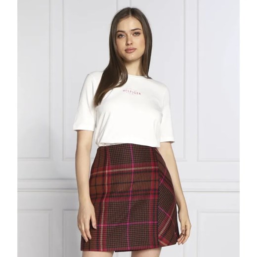Tommy Hilfiger T-shirt | Regular Fit ze sklepu Gomez Fashion Store w kategorii Bluzki damskie - zdjęcie 184357061