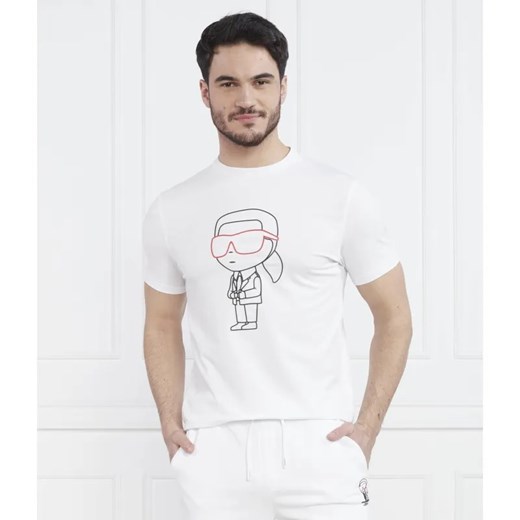 Karl Lagerfeld T-shirt | Regular Fit ze sklepu Gomez Fashion Store w kategorii T-shirty męskie - zdjęcie 184357093