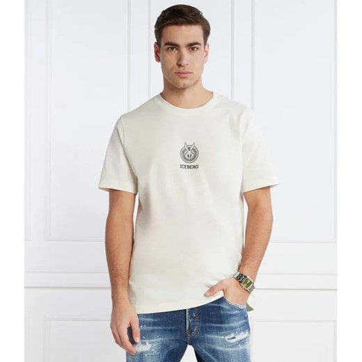 Iceberg T-shirt | Regular Fit ze sklepu Gomez Fashion Store w kategorii T-shirty męskie - zdjęcie 184357101