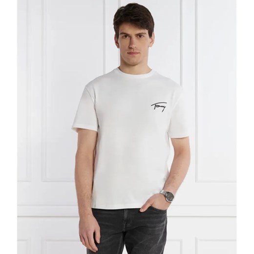 Tommy Jeans T-shirt SIGNATURE | Regular Fit ze sklepu Gomez Fashion Store w kategorii T-shirty męskie - zdjęcie 184357164