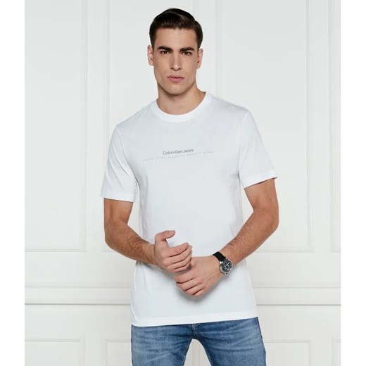 Calvin Klein Jeans T-shirt | Regular Fit ze sklepu Gomez Fashion Store w kategorii T-shirty męskie - zdjęcie 184357213