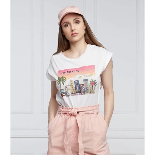 Liu Jo T-shirt | Regular Fit ze sklepu Gomez Fashion Store w kategorii Bluzki damskie - zdjęcie 184357214
