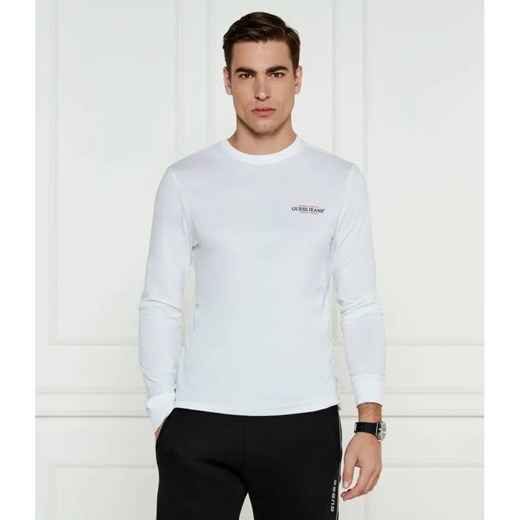 Guess Jeans Longsleeve AMERICAN | Slim Fit ze sklepu Gomez Fashion Store w kategorii T-shirty męskie - zdjęcie 184357231