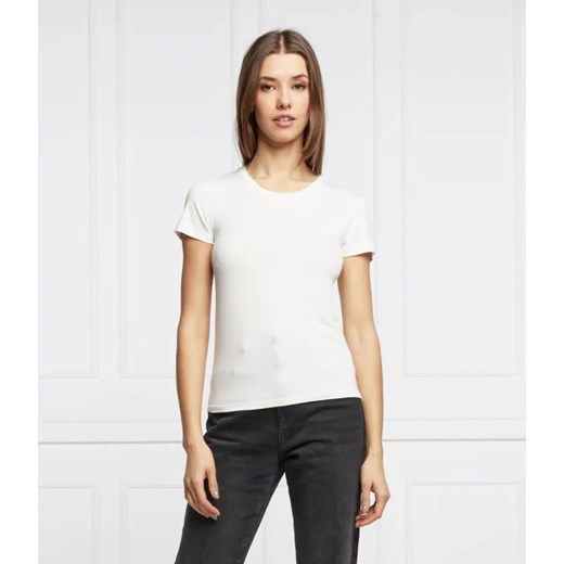 Patrizia Pepe T-shirt MAGLIA | Regular Fit ze sklepu Gomez Fashion Store w kategorii Bluzki damskie - zdjęcie 184357234