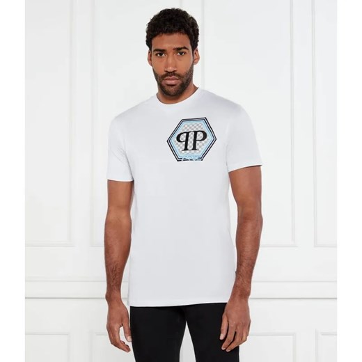 Philipp Plein T-shirt Hexagon | Regular Fit ze sklepu Gomez Fashion Store w kategorii T-shirty męskie - zdjęcie 184357264