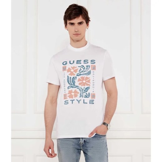 GUESS T-shirt | Regular Fit ze sklepu Gomez Fashion Store w kategorii T-shirty męskie - zdjęcie 184357282