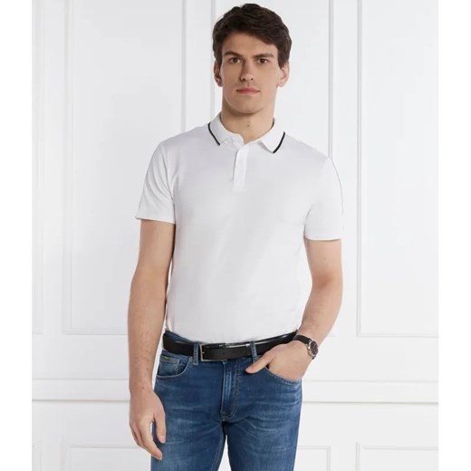 GUESS Polo PAUL PIQUE TAPE | Slim Fit ze sklepu Gomez Fashion Store w kategorii T-shirty męskie - zdjęcie 184357283
